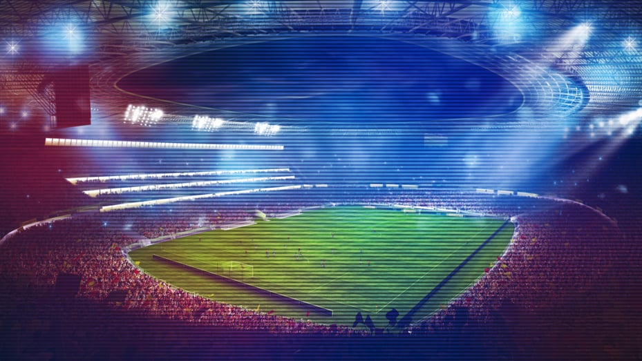 Full sports stadium